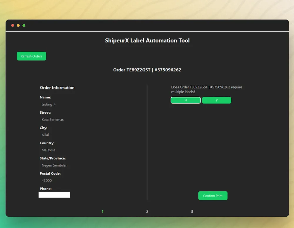 Label Automation System